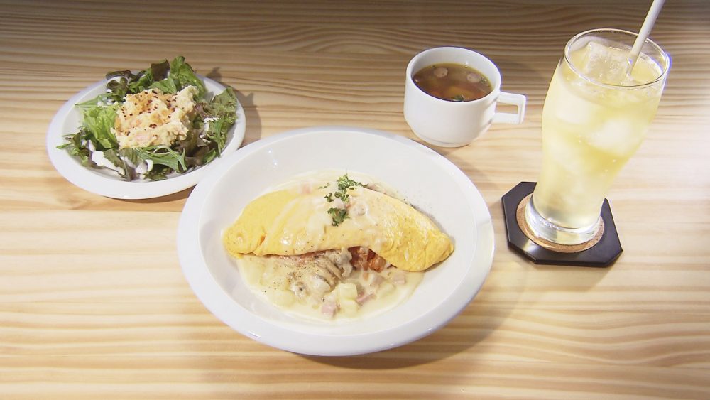 クラムチャウダーオムライス