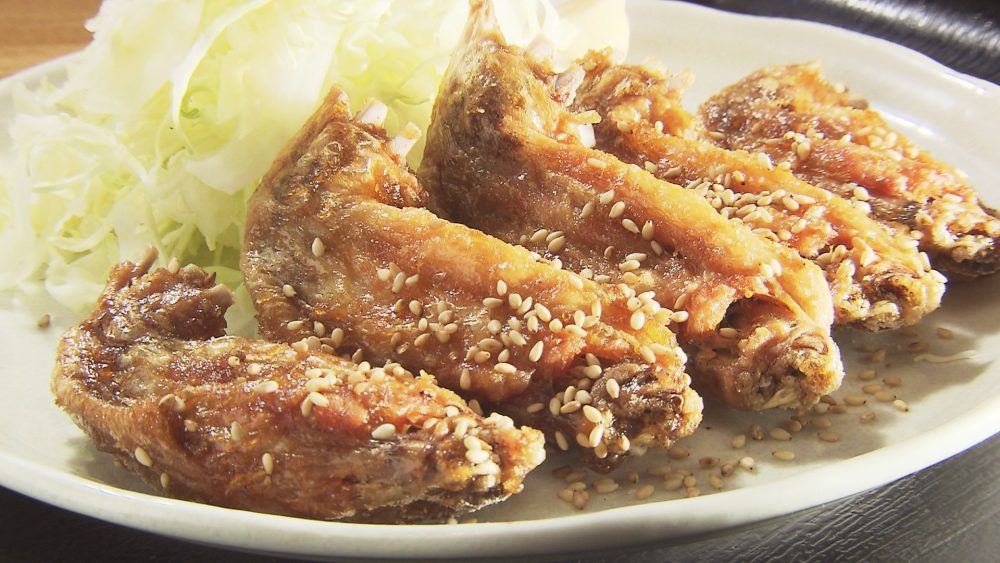 ニンニクたっぷりの醤油ダレ