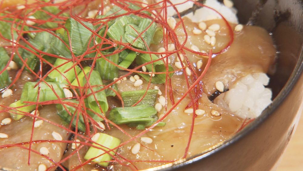 スープに浸してお茶漬け風に