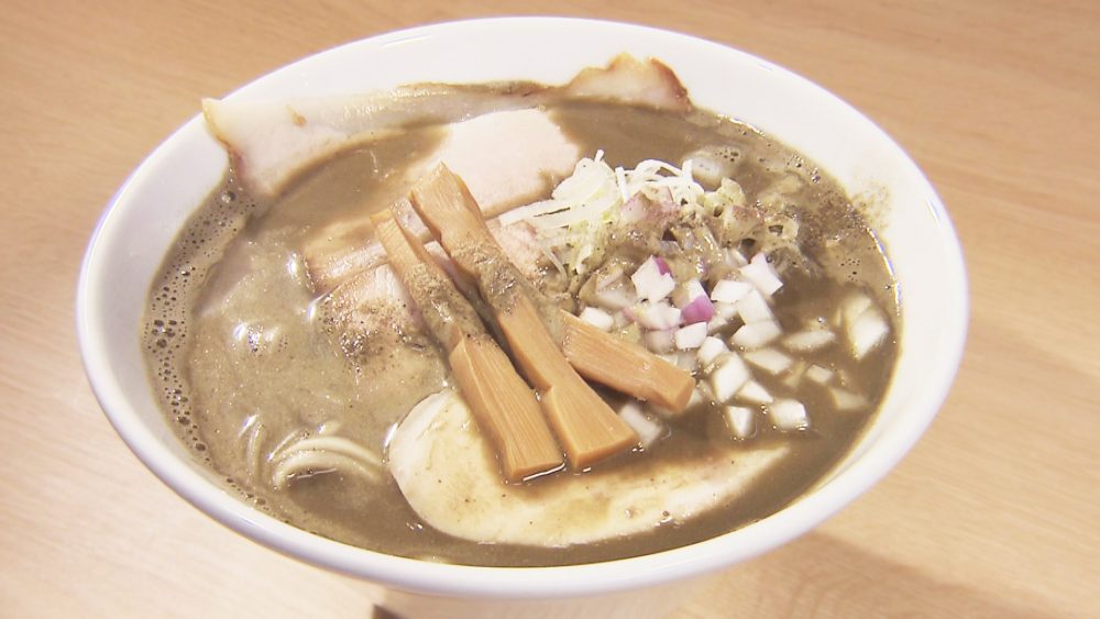 まろやかな煮干しのスープ