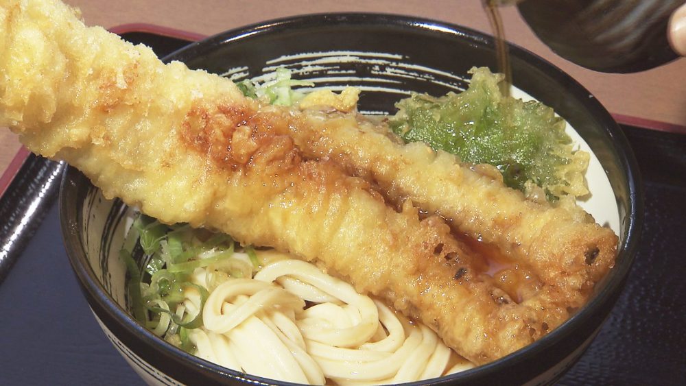 BIGサイズの穴子天!