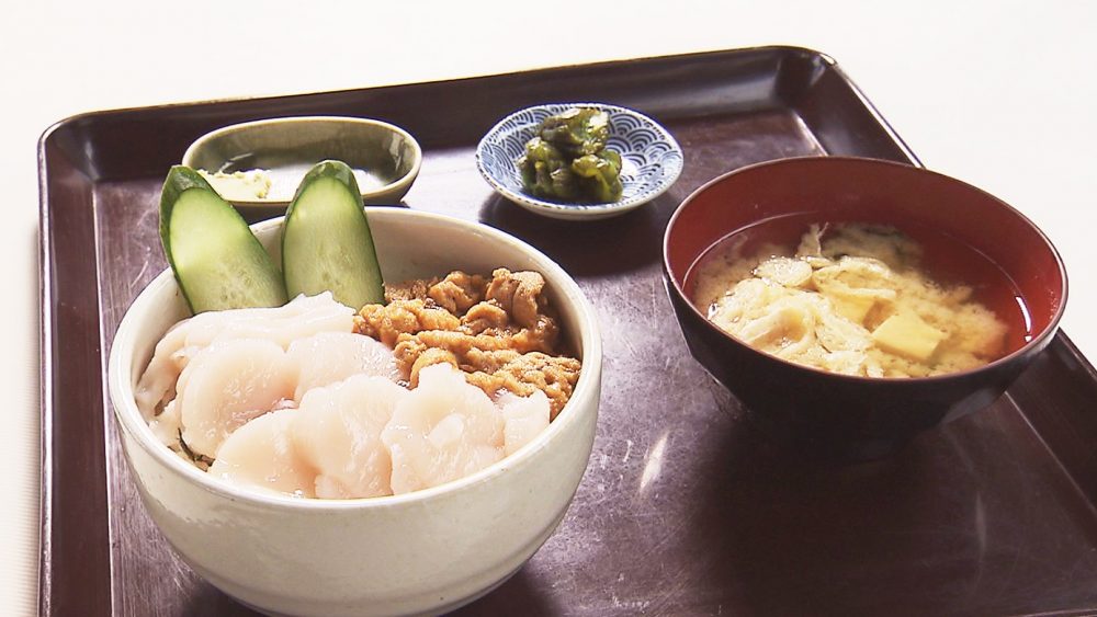 うに・ほたて丼