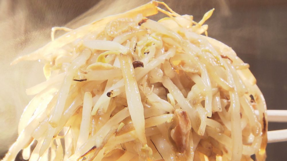 味付けもやしをたっぷり