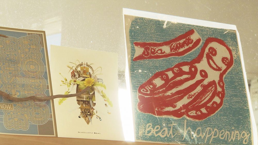 温かみのある空間の店内