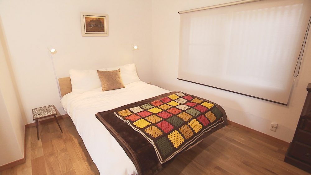 ゆったりとできる寝室