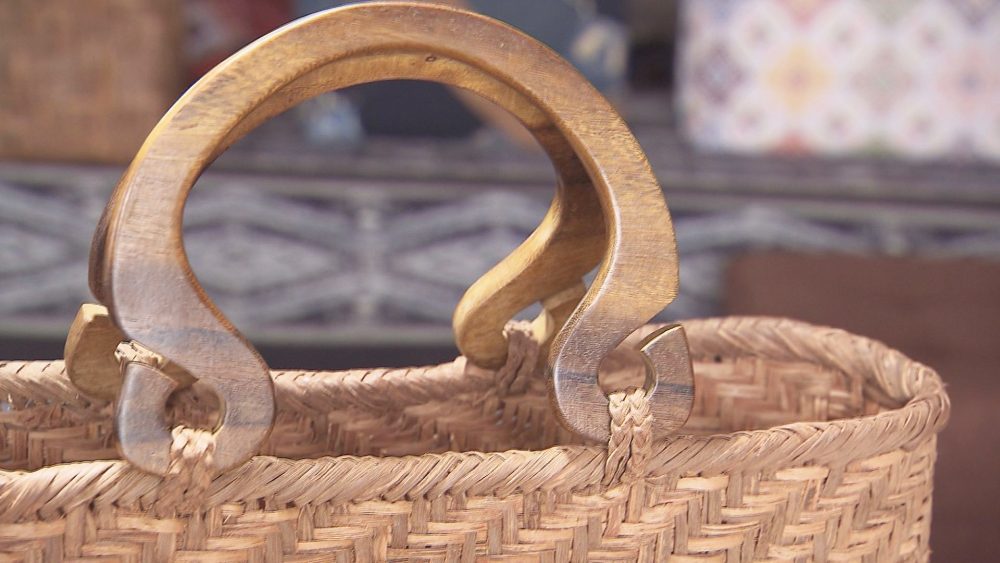 縄文時代から！細かい模様が特徴の山ぶどうカゴ