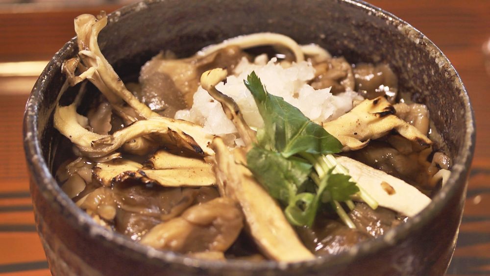 取材時はきのこがたっぷり