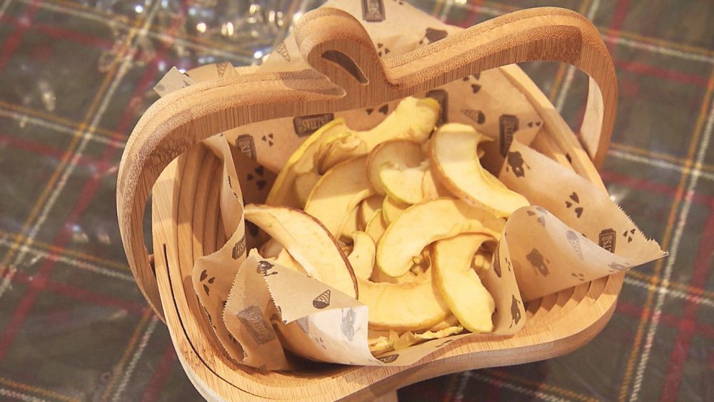 ドライリンゴもできちゃう♪