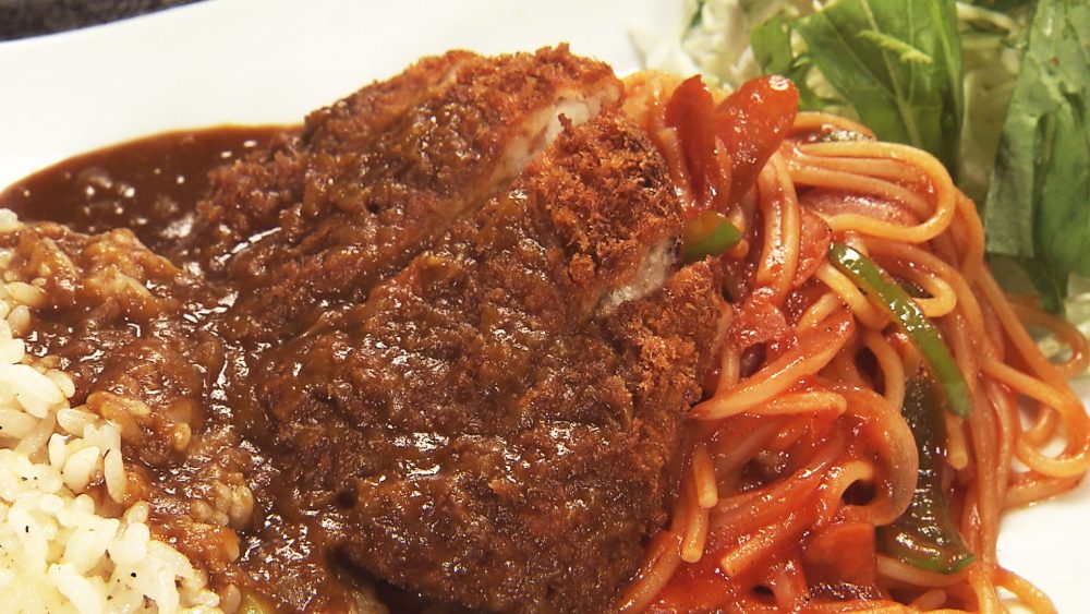 ピラフ＆カツカレー＆ナポリタン