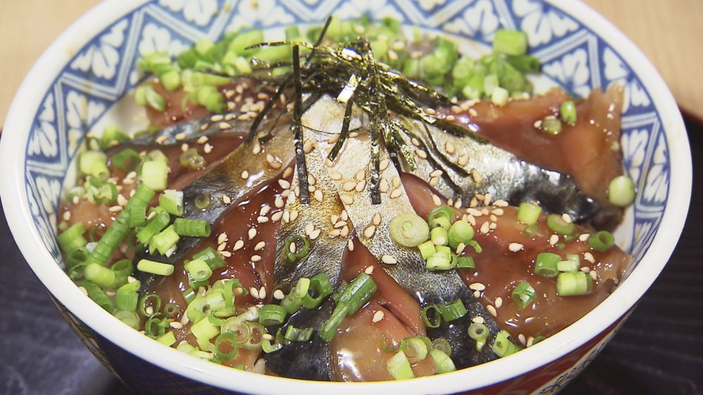 銀鯖を使った看板メニュー