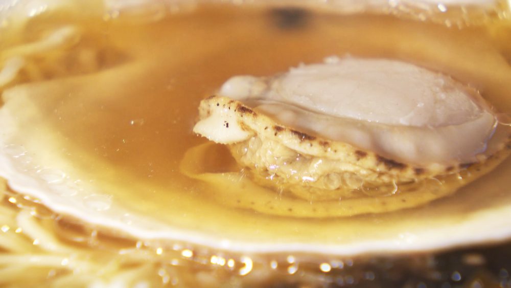 インパクト大のホタテ！