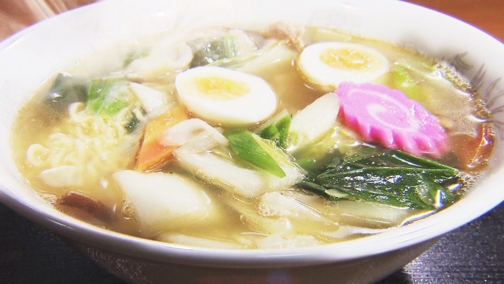 創業から80年！自家製麺＆たっぷり野菜のラーメン