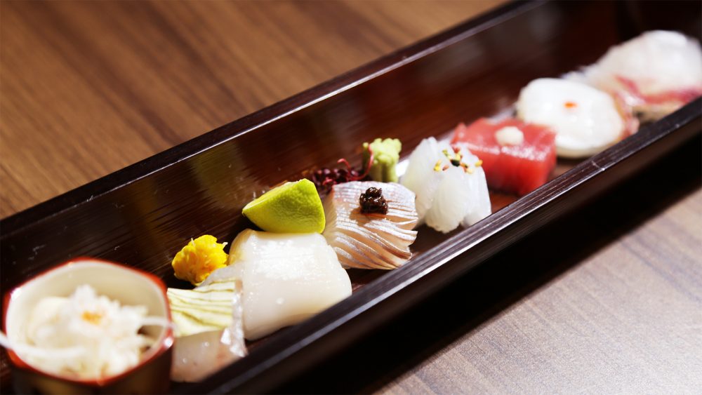 美しく種類も豊富なお刺身