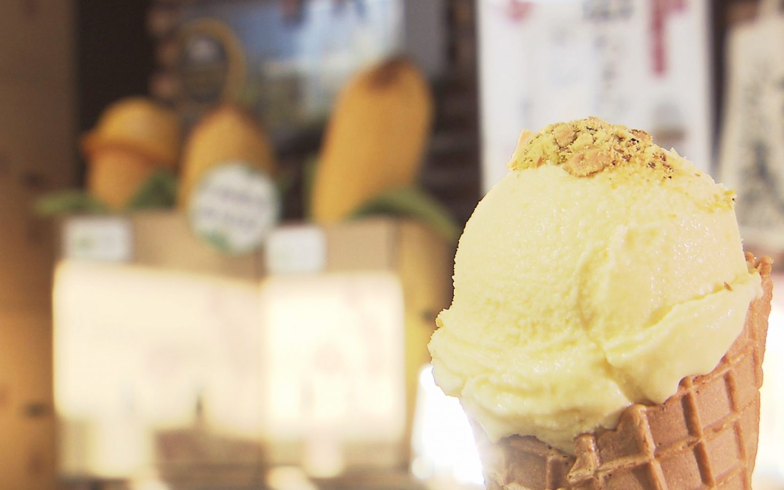 ガソリンスタンドで！？期間限定「嶽きみアイスクリーム」