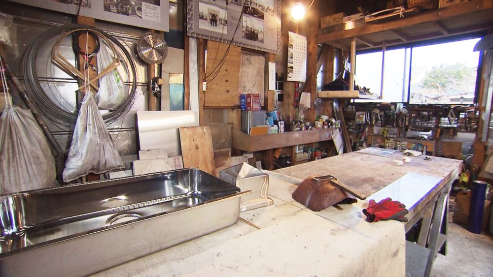 工房を覗くと…