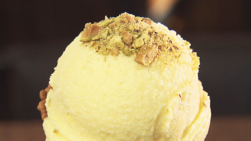 ビスタチオでとうもろこしをイメージ