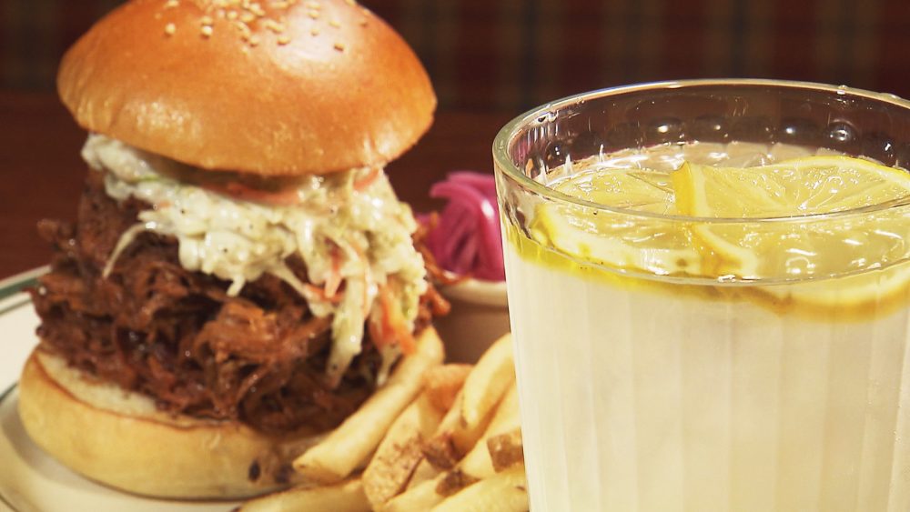 青森のりんごの木が決め手！アメリカンサンド