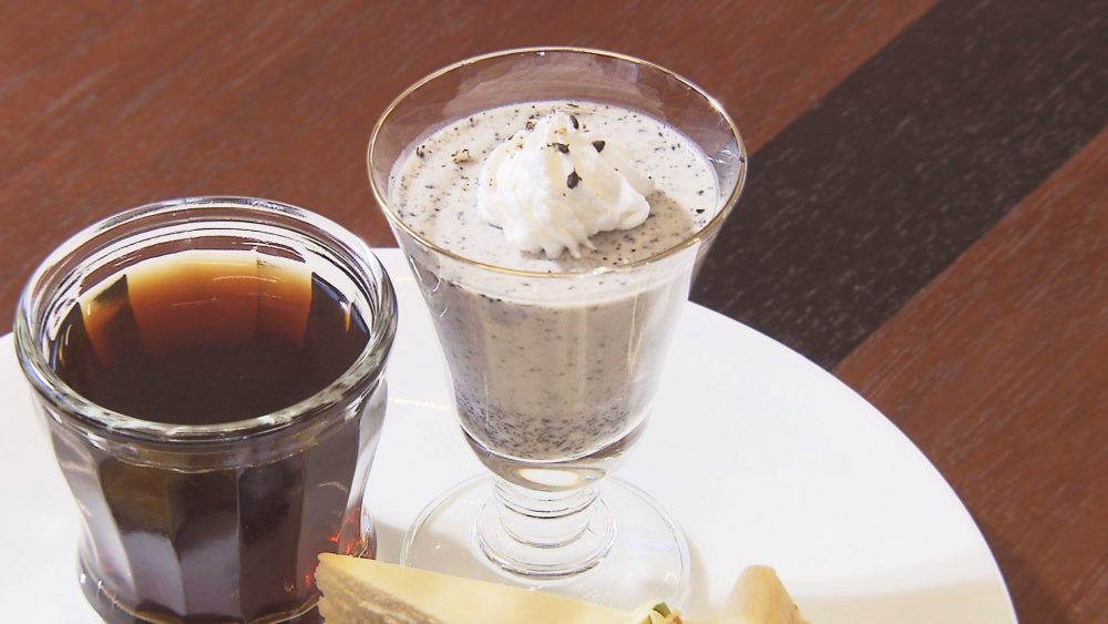 日替わりメニューのごまプリン