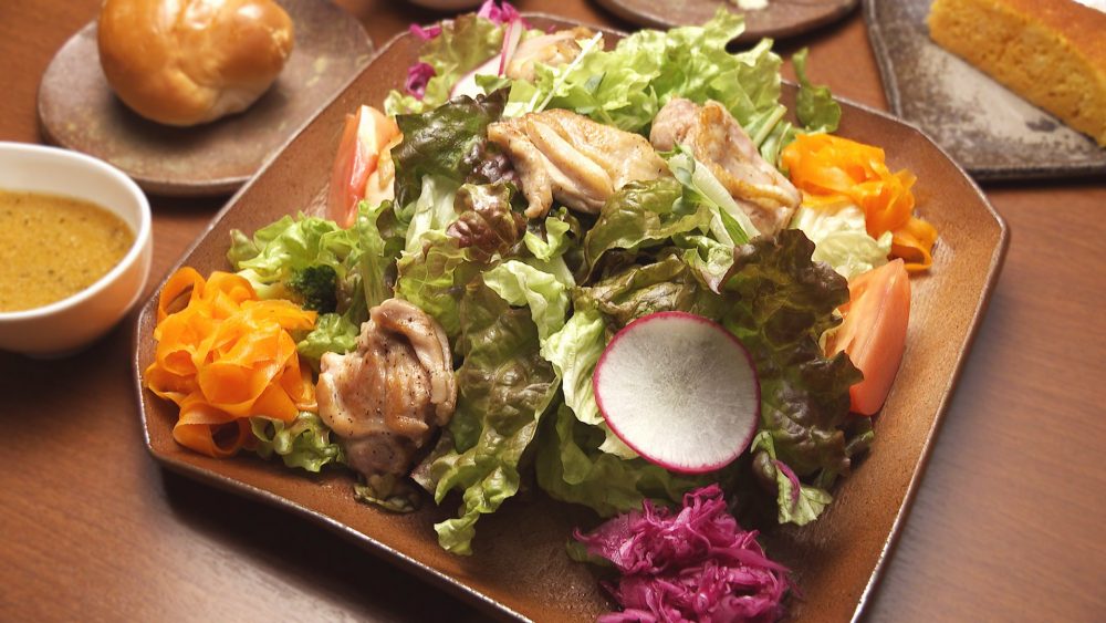 サラダを楽しく味わえる