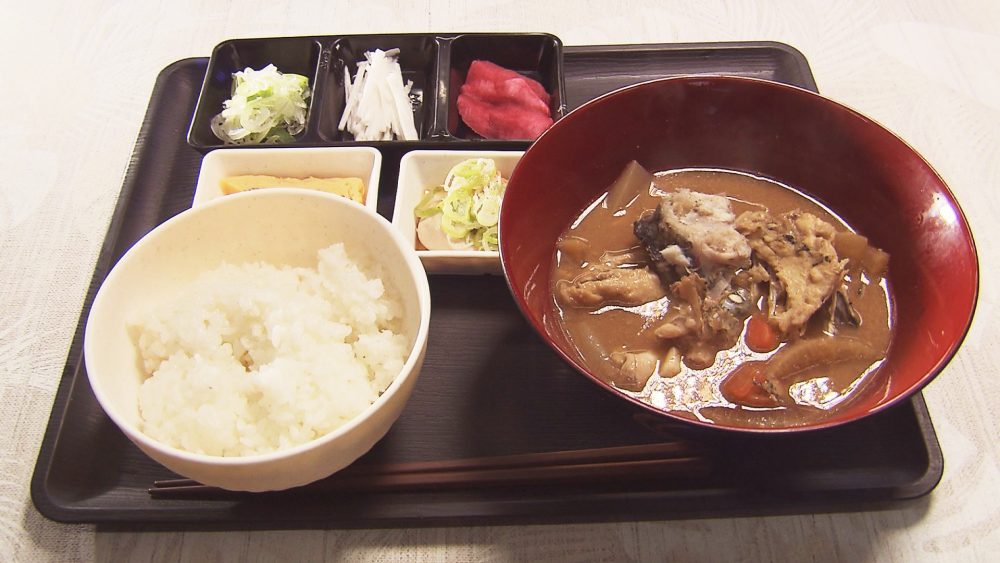 モーニングセット（あら汁定食）