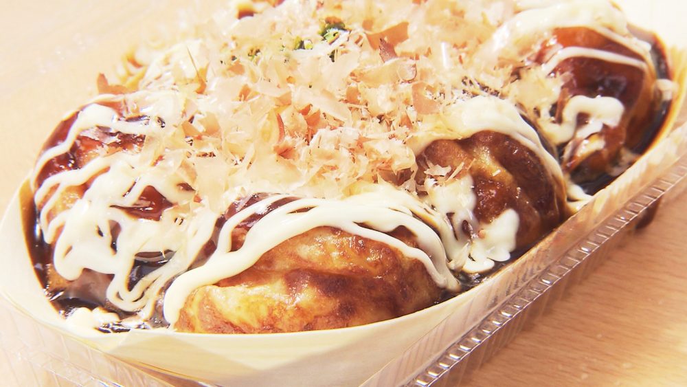 地元特産の自然薯をつかったトロふわたこ焼き！