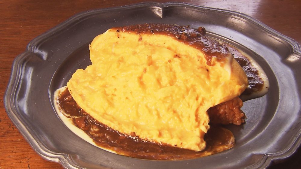 自慢のオムレツをアレンジ