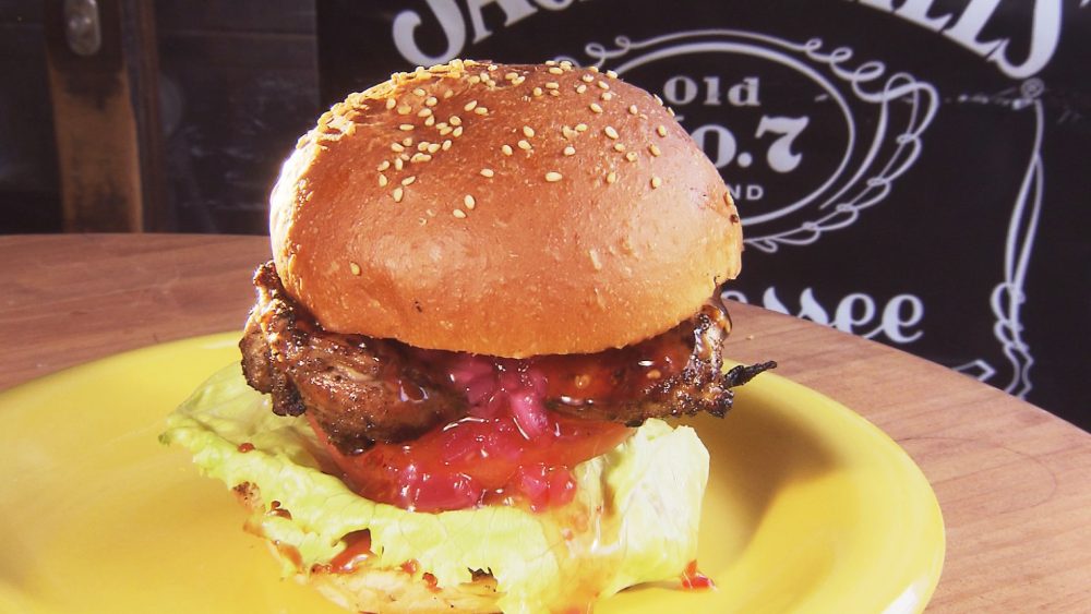 ジャークチキンバーガー