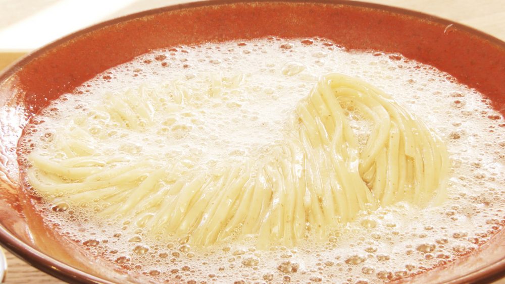 だし水は４種の昆布をブレンド