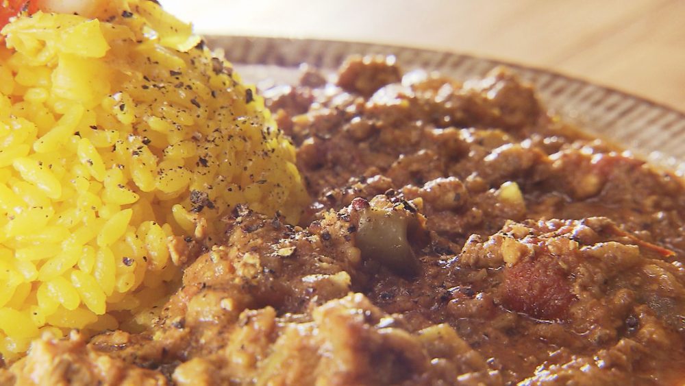 スパイスは店内で挽くこだわり