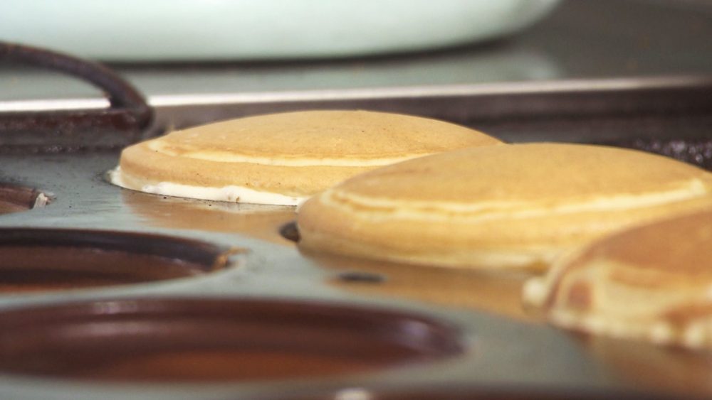 平たいの生地が特徴