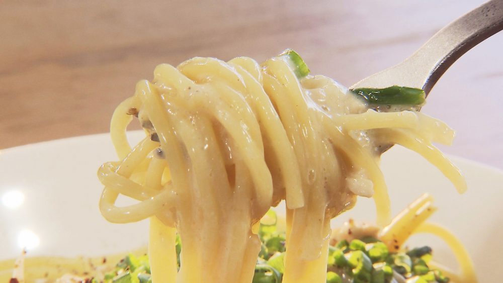 コク深いクリームパスタ