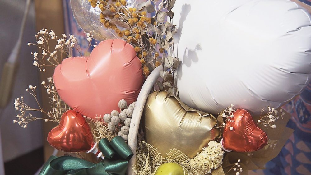 お祝いを素敵なバルーンとともに