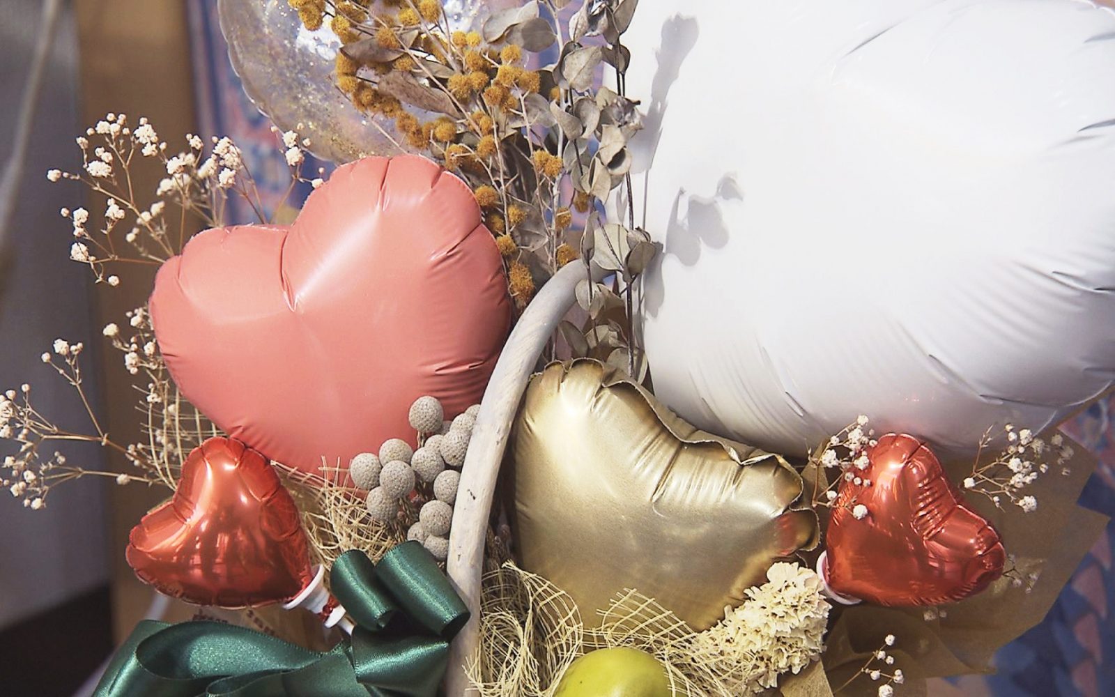 お祝いを素敵なバルーンとともに