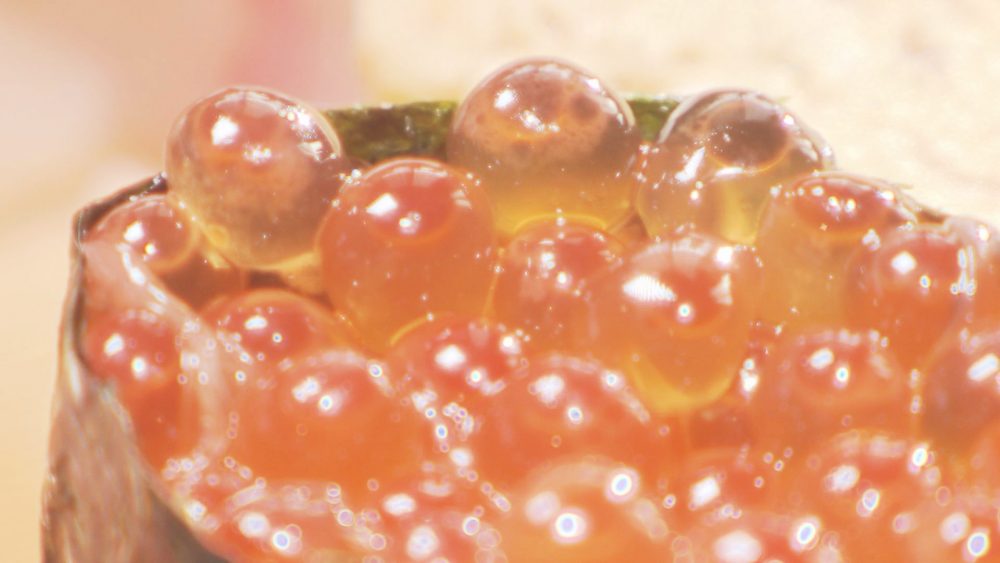 北海道産のイクラ