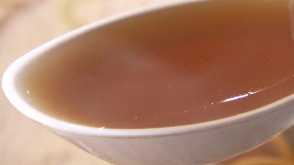 自家製ラードを加えて