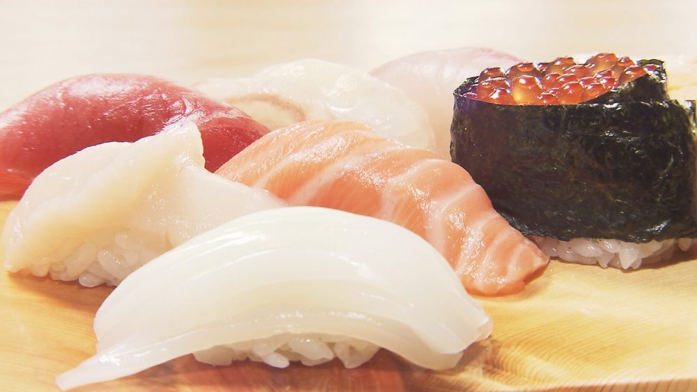 寿司を握って50年！こだわりの寿司ランチ