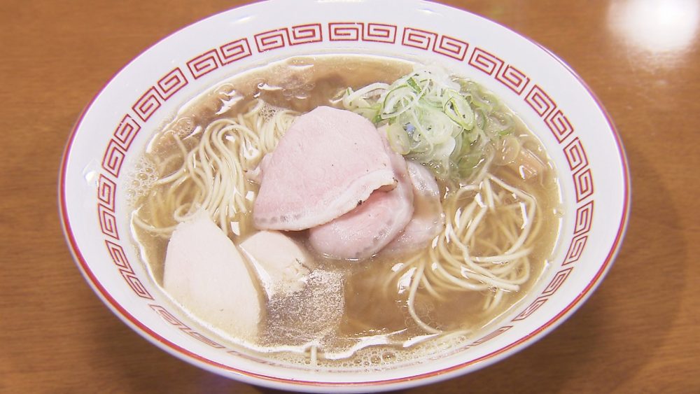 塩醤油の煮干しそば(竹)