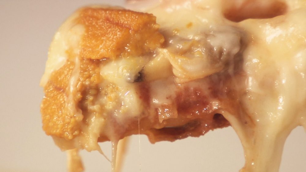 丁寧につくられた自家製ピザソース