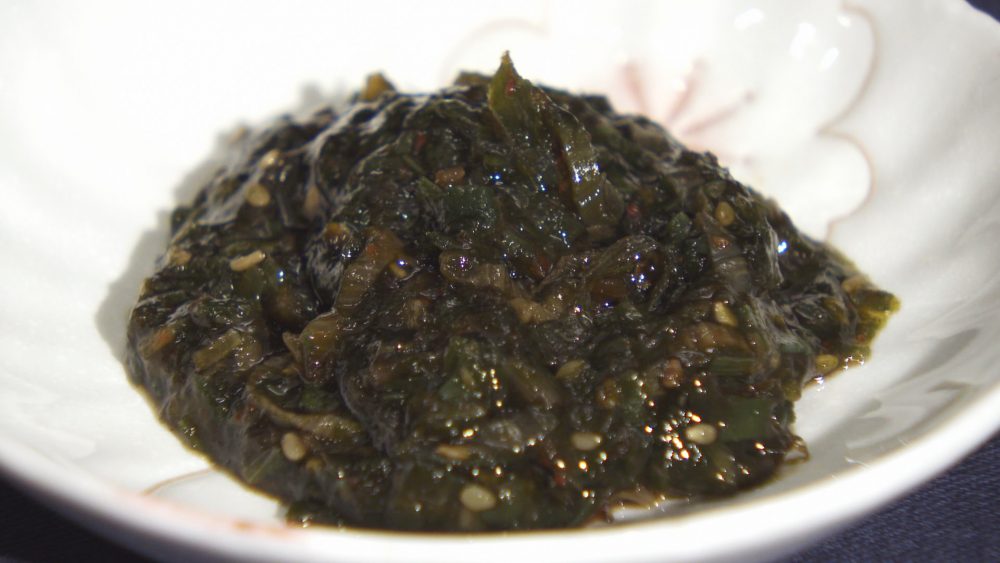 海苔の香りとネギの甘みが