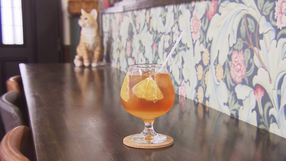 甘夏のアイスティー