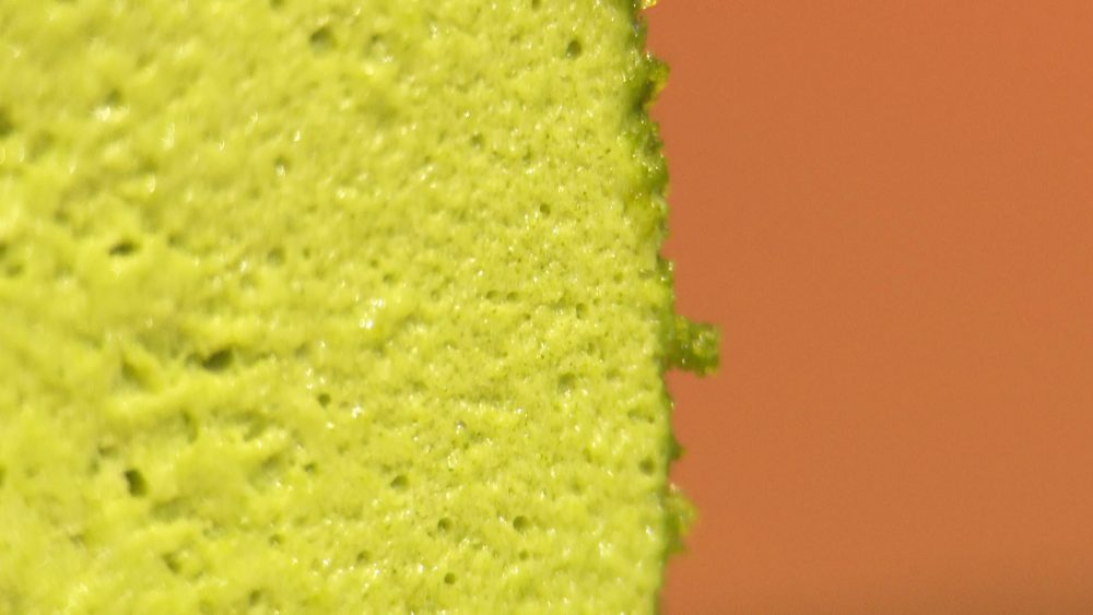 抹茶のムースを