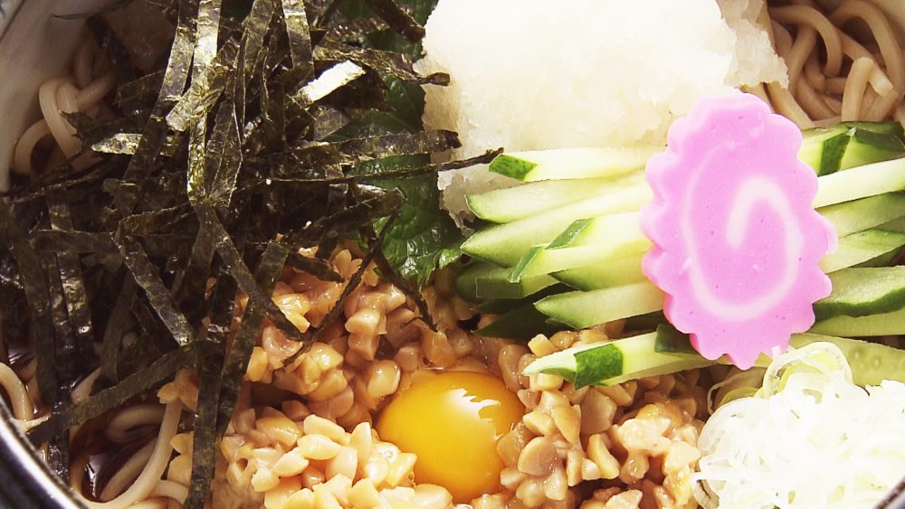 納豆に大根おろしと具材豊富