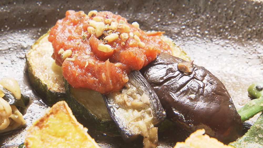 夏野菜のガーリックソテー