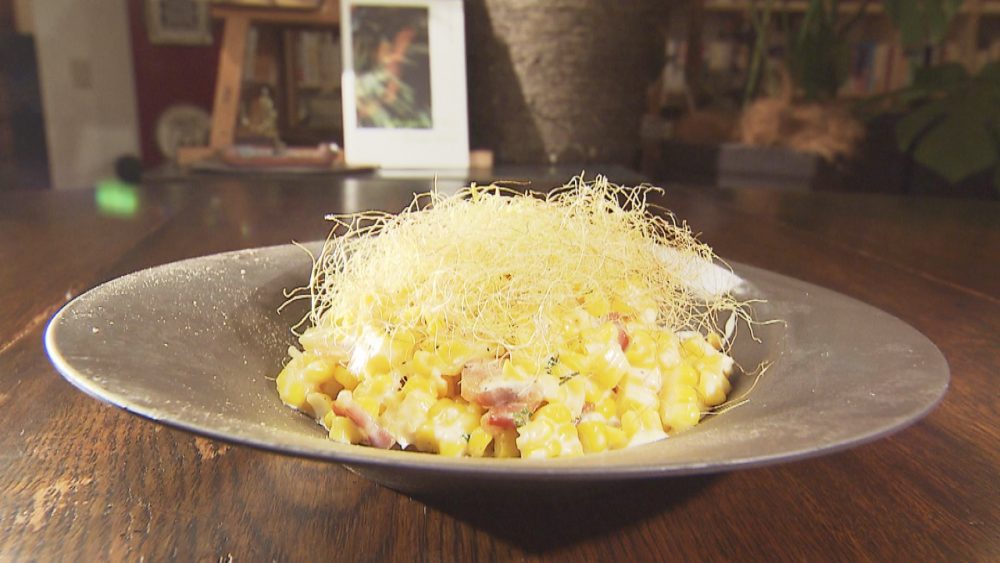 取材時の月替わりパスタメニュー