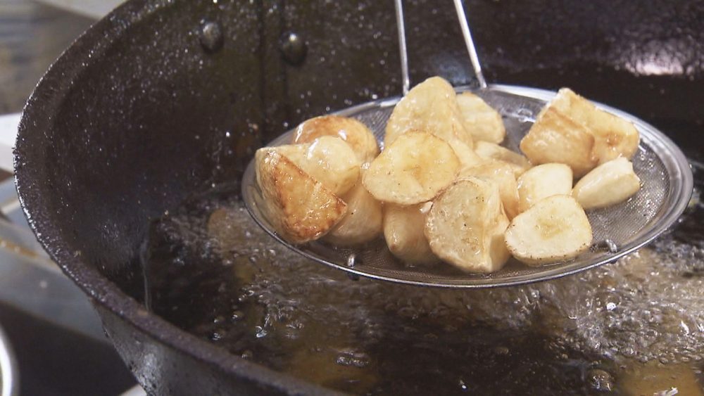 素揚げとチップの2種類を