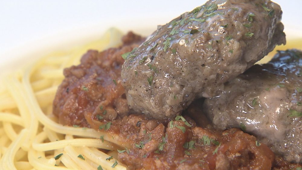 店主こだわりのハンバーグ