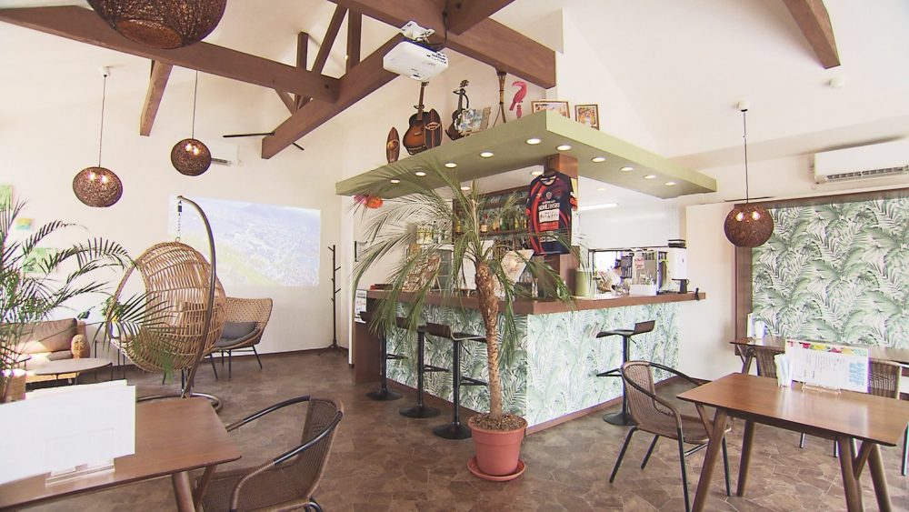 店内は常夏気分♪