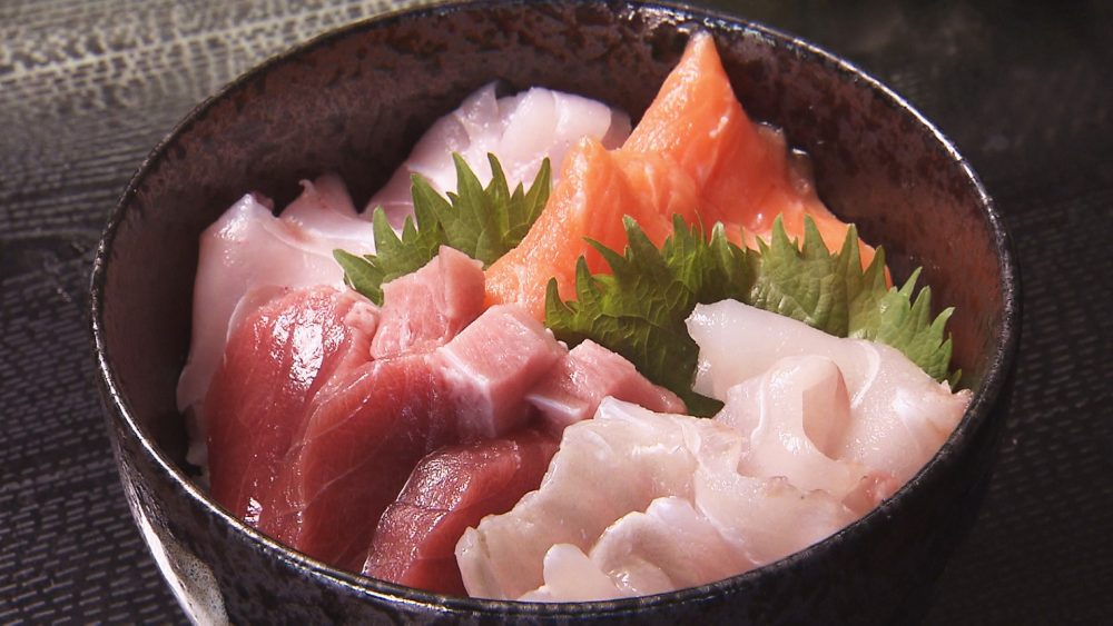 その日仕入れた海の幸を