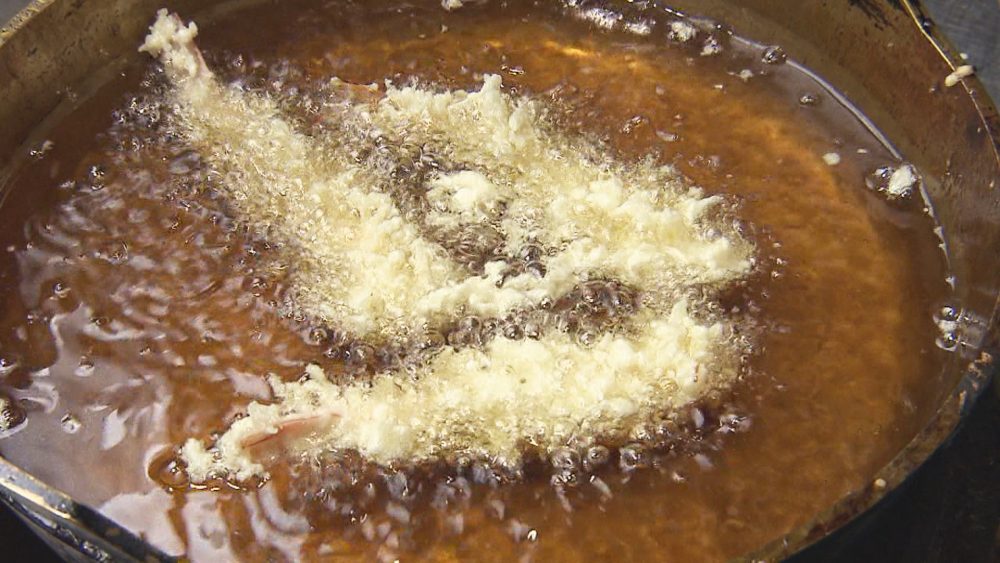 ボリュームある天ぷら