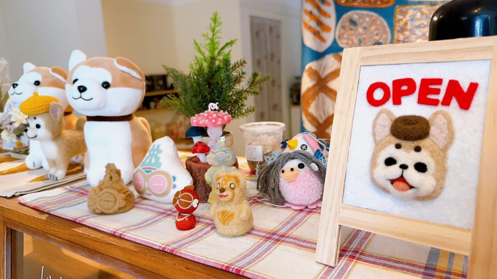 可愛らしい店内